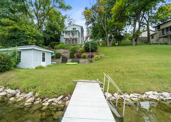 'Pleasant Point Lake House' Dock & Fire Pit!